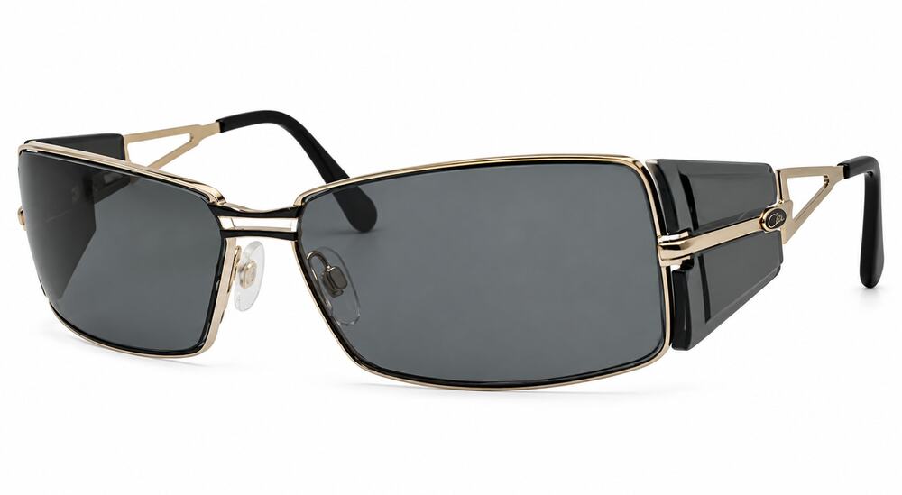 CAZAL VINTAGE BLACK GOLD SUNGLASSES EYEGLASSES FRAMES AUTHENTIC